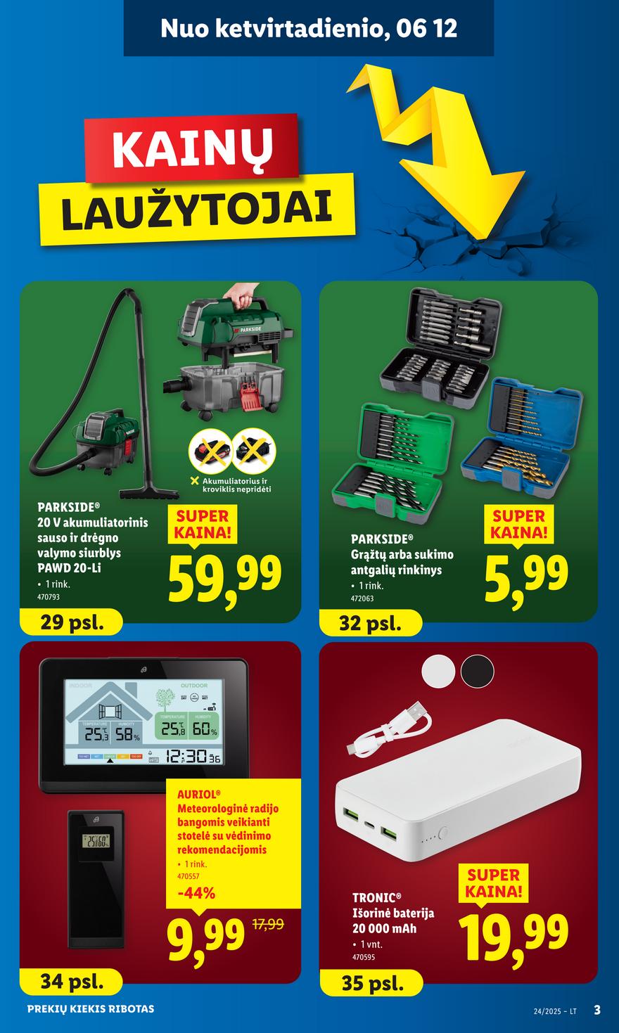 Lidl ne maisto leidinys akcijos nuo 
  2025-06-09 iki 
  2025-06-15 | Leidinukas.lt puslapis 3