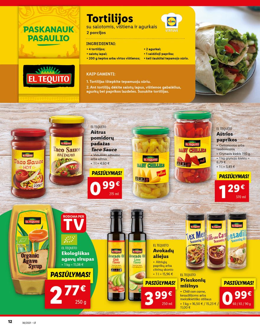 Lidl maisto prekių pasiūlymai akcijos nuo 
  2021-07-26 iki 
  2021-08-01 | Leidinukas.lt puslapis 12