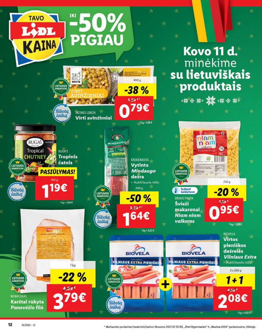 Ldil maisto leidinys akcijos nuo 
  2022-03-07 iki 
  2022-03-13 | Leidinukas.lt puslapis 12