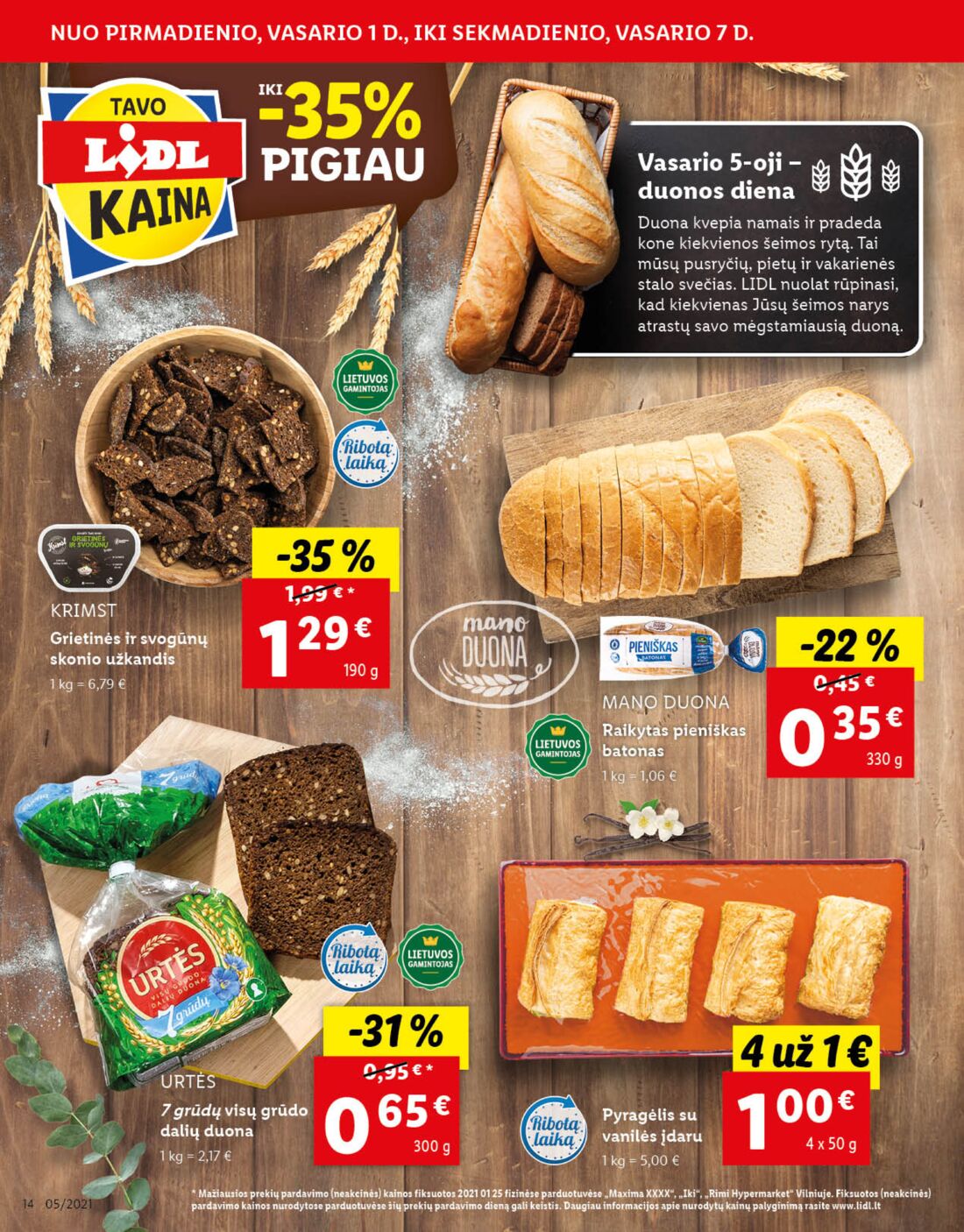 Lidl savaitinis leidinys akcijos nuo 
  2021-02-01 iki 
  2021-02-07 | Leidinukas.lt puslapis 14