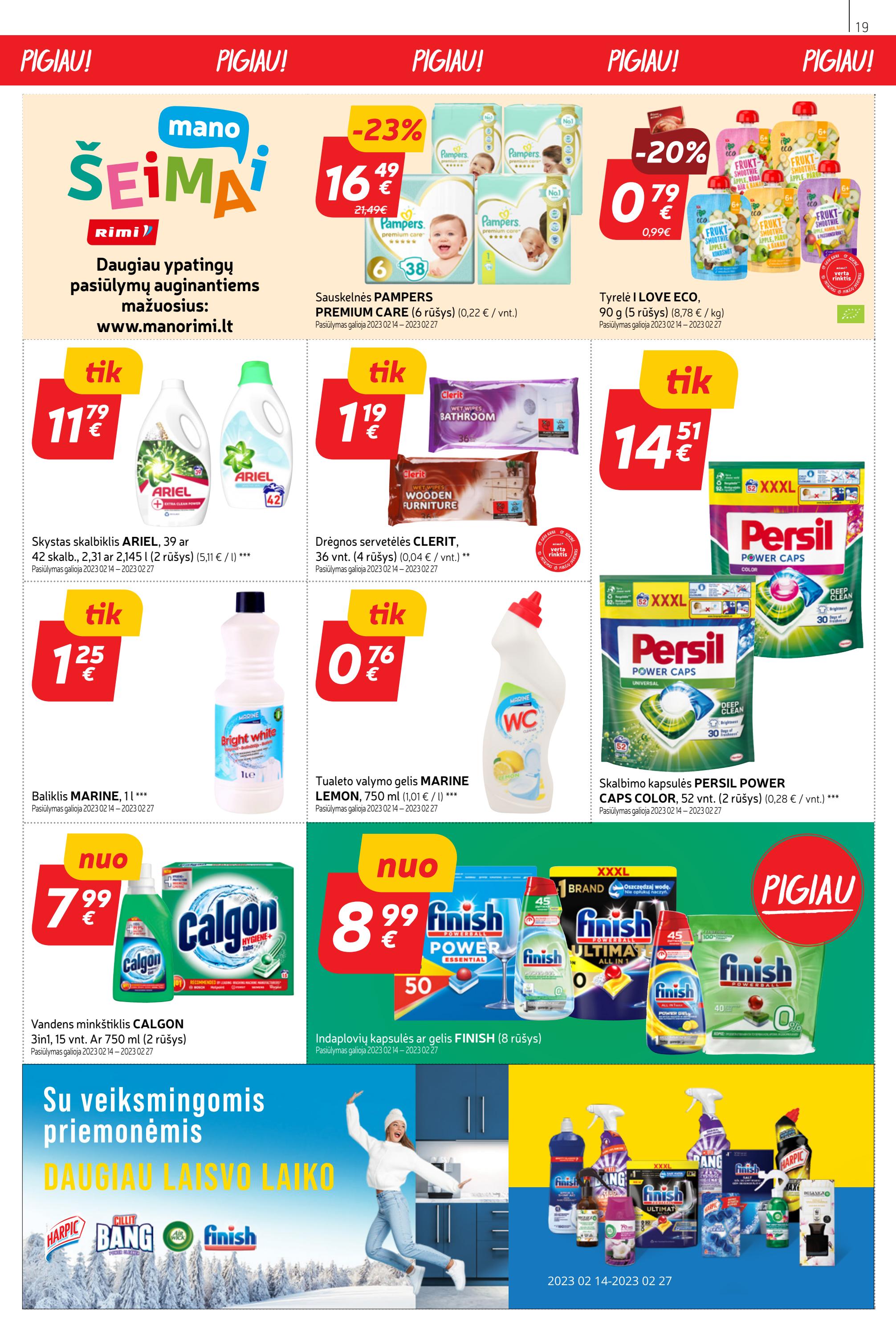 Rimi savaitinis leidinys akcijos nuo 
  2023-02-14 iki 
  2023-02-20 | Leidinukas.lt puslapis 19