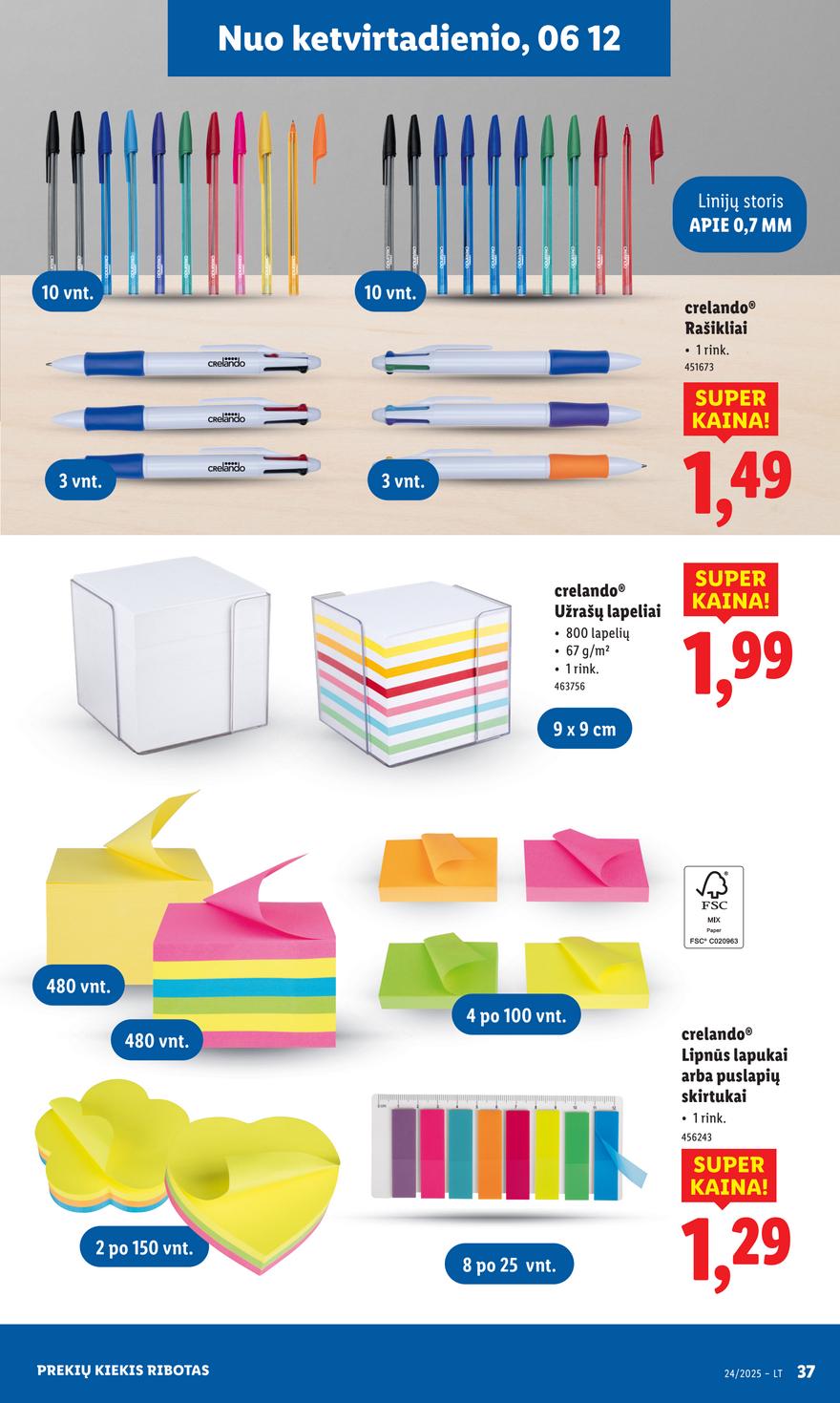 Lidl ne maisto leidinys akcijos nuo 
  2025-06-09 iki 
  2025-06-15 | Leidinukas.lt puslapis 37