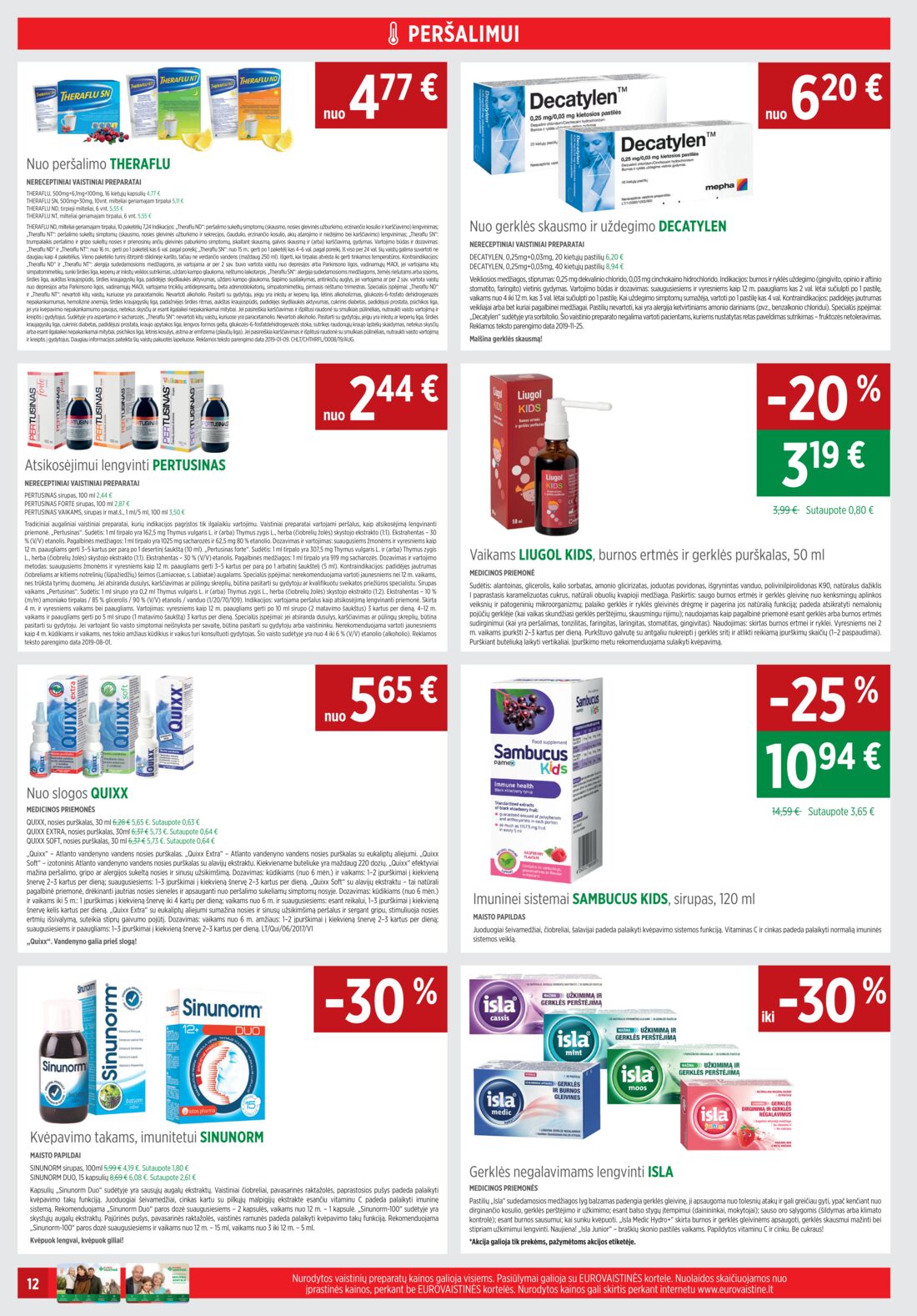 Euro vaistinė leidinys akcijos nuo 
  2021-01-05 iki 
  2021-01-31 | Leidinukas.lt puslapis 12