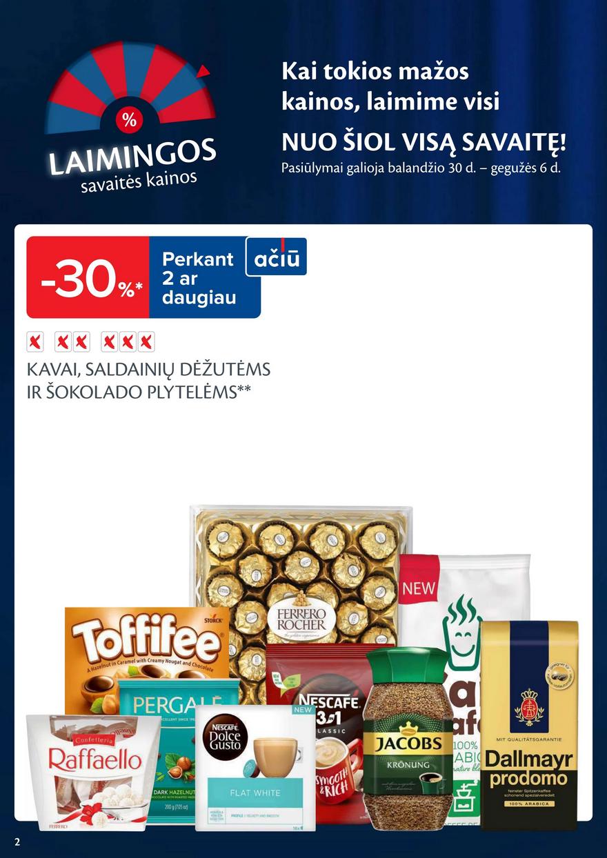 Maxima savaitinis leidinys akcijos nuo
2024-04-30 iki
2024-05-06 | Leidinukas.lt puslapis 2