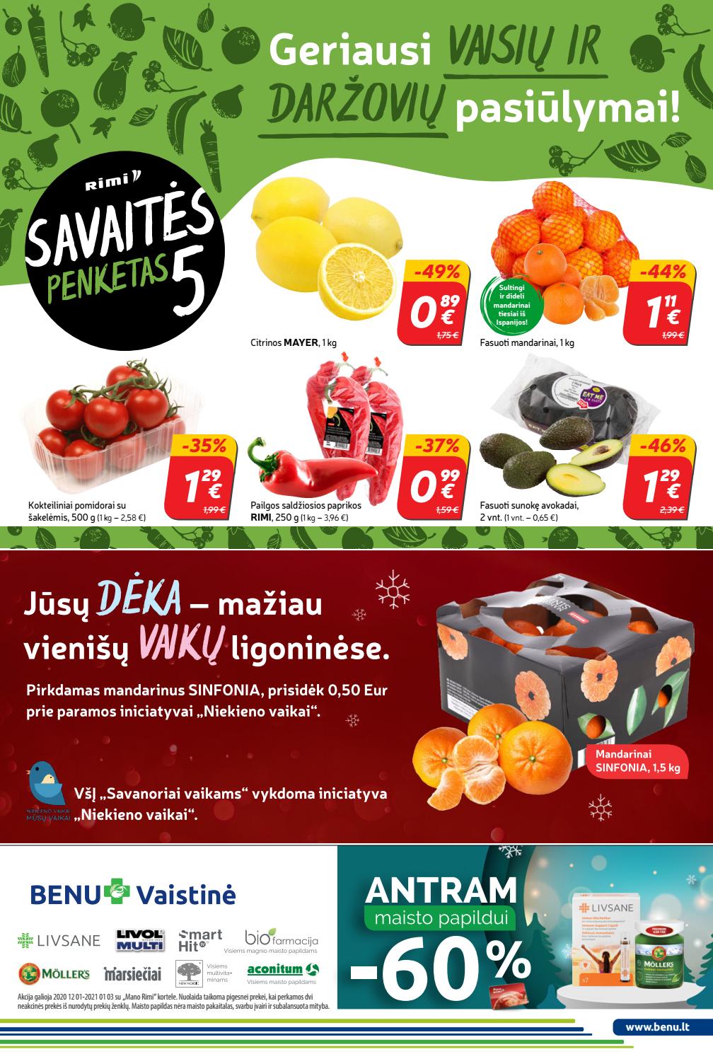Rimi savaitinis leidinys akcijos nuo 
  2020-12-21 iki 
  2020-12-27 | Leidinukas.lt puslapis 23