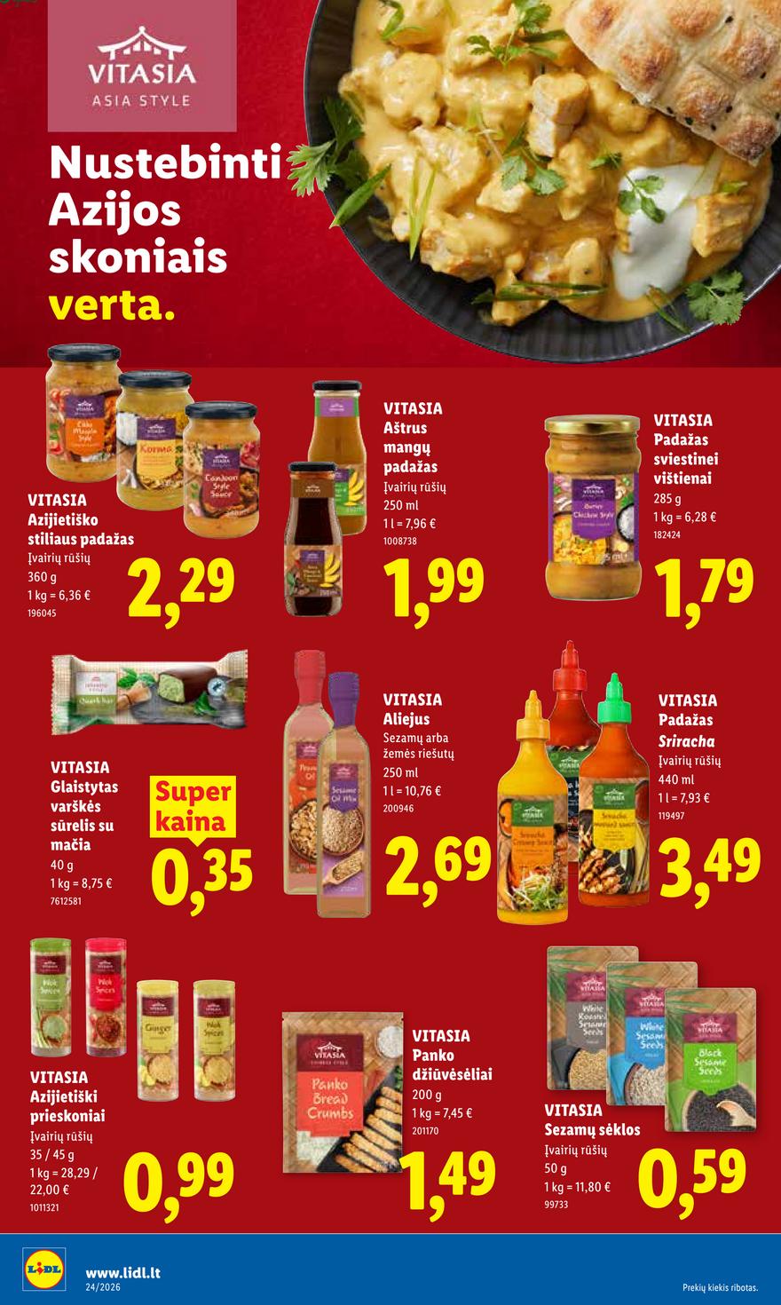 Lidl leidinys akcijos nuo 
  2026-06-08 iki 
  2026-06-14 | Leidinukas.lt puslapis 24