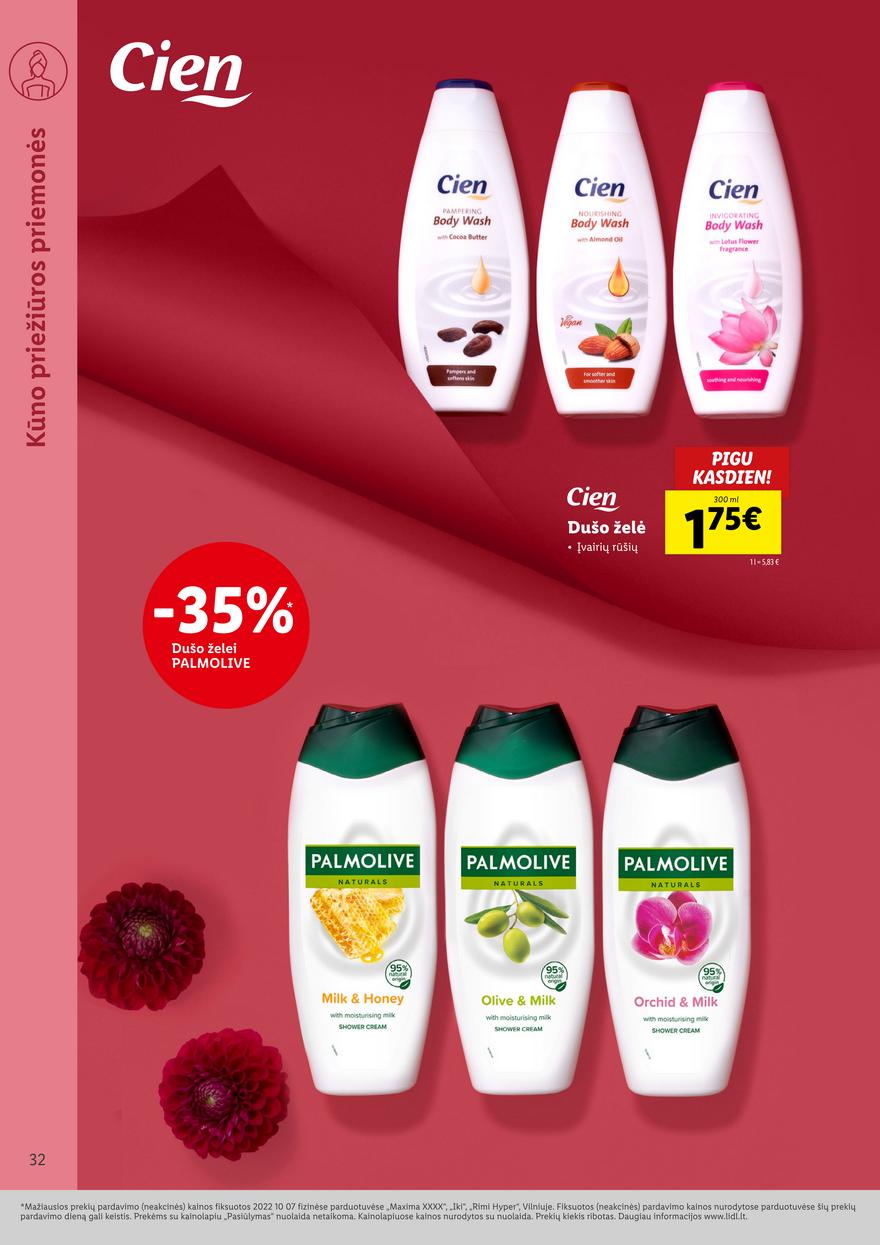 Lidl pasiūlymai akcijos nuo 
  2022-10-13 iki 
  2022-10-19 | Leidinukas.lt puslapis 32