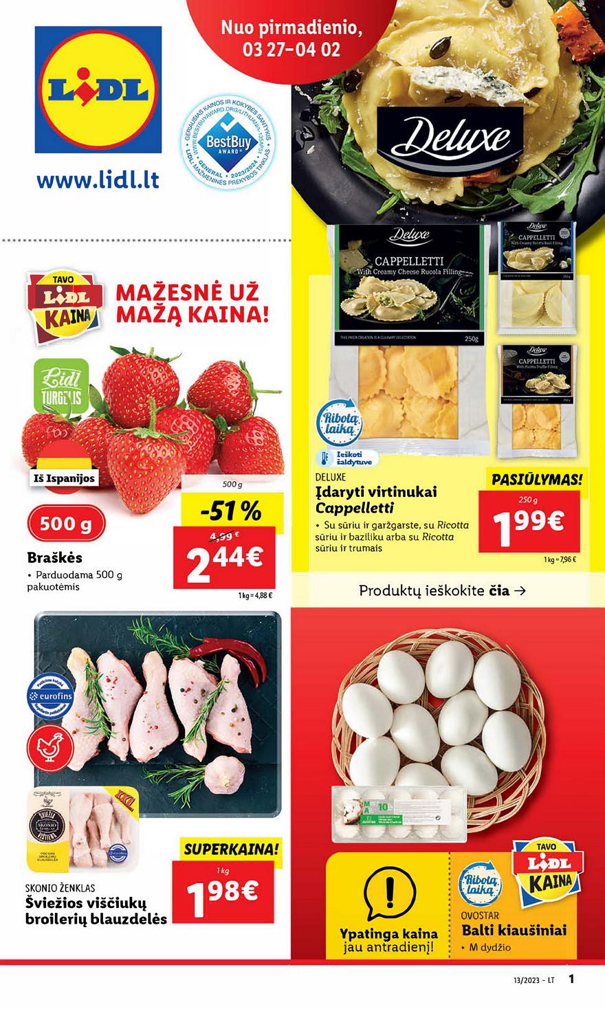 Lidl pasiūlymai akcijos nuo 
  2023-03-27 iki 
  2023-04-02 | Leidinukas.lt puslapis 1