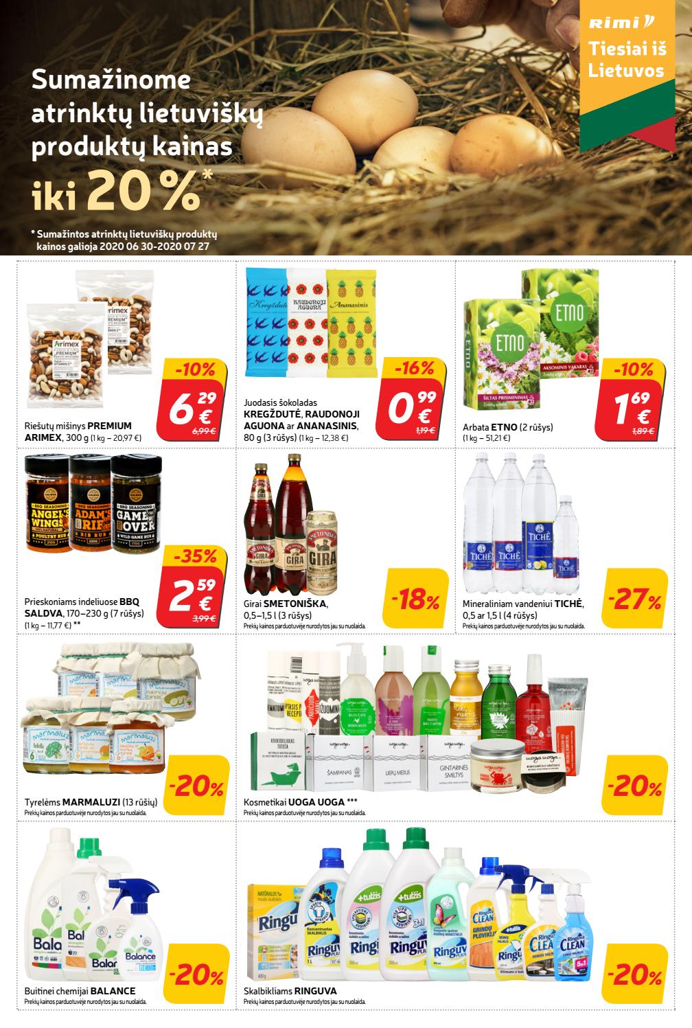 Rimi savaitinis leidinys akcijos nuo 
  2020-06-30 iki 
  2020-07-06 | Leidinukas.lt puslapis 5