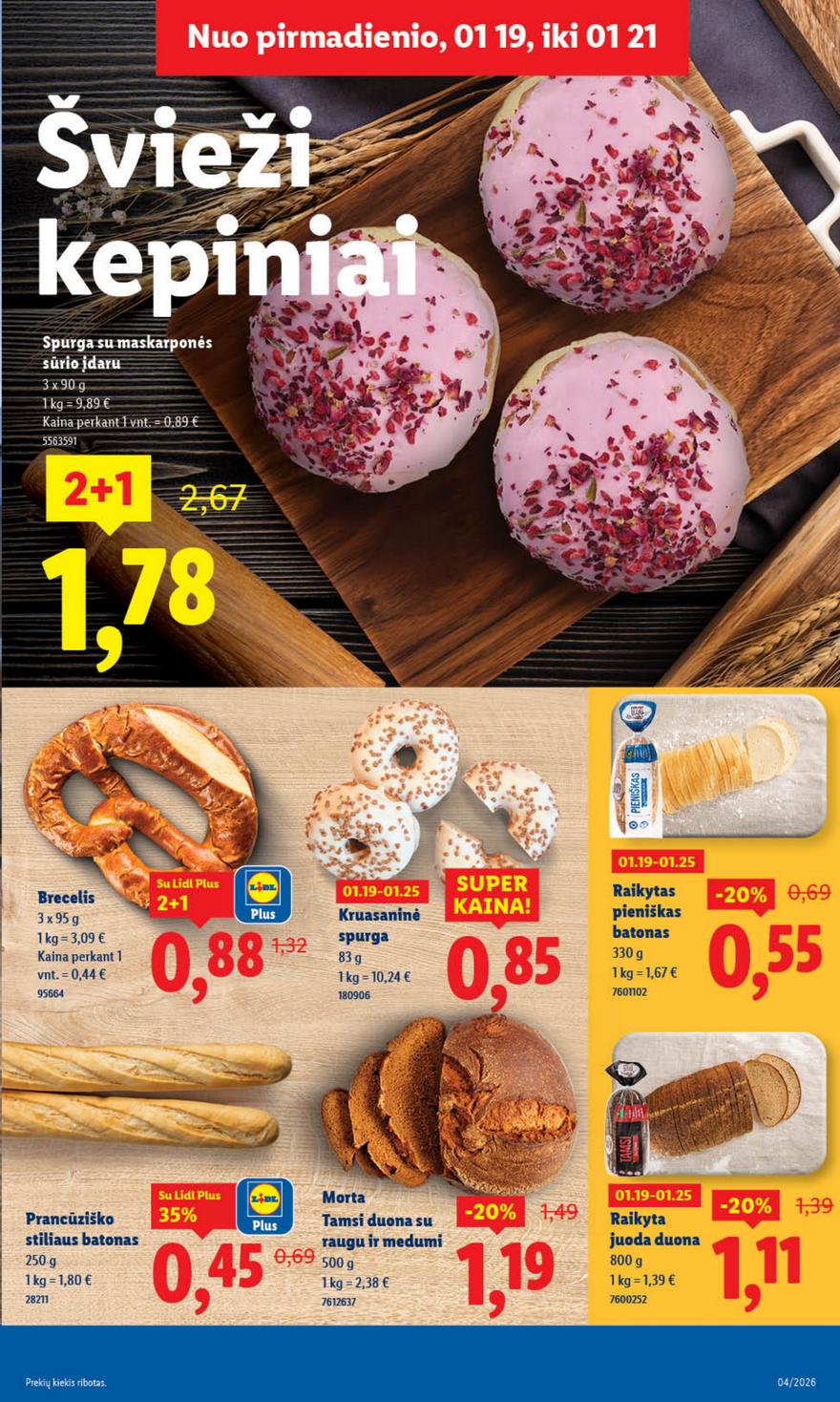 Lidl naujas leidinys akcijos nuo 
  2026-01-19 iki 
  2026-01-25 | Leidinukas.lt puslapis 7