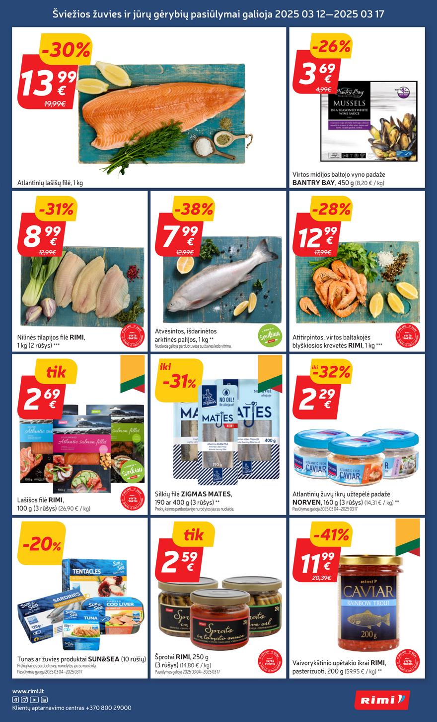 Rimi savaitinis leidinys 11 akcijos nuo 
  2025-03-12 iki 
  2025-03-17 | Leidinukas.lt puslapis 13
