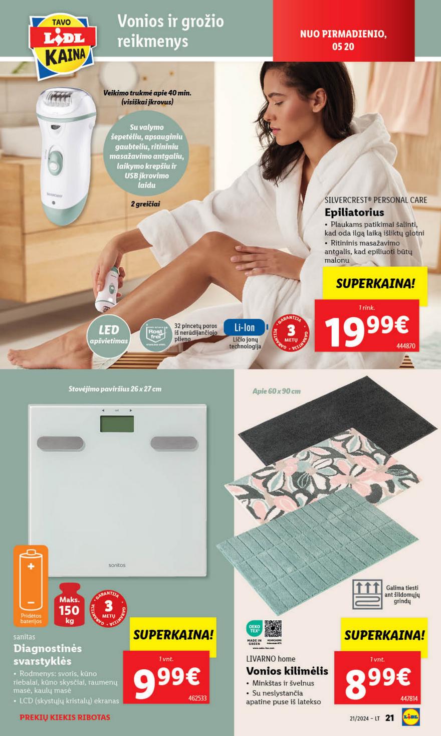 Lidl ne maisto leidinys akcijos nuo 
  2024-05-20 iki 
  2024-05-26 | Leidinukas.lt puslapis 21