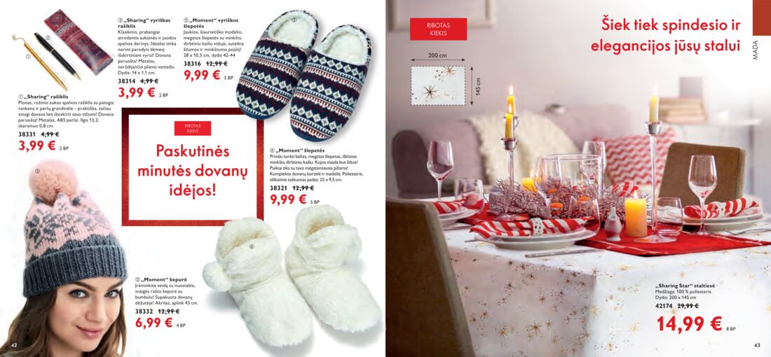 Oriflame katalogas akcijos nuo 
  2020-12-01 iki 
  2020-12-31 | Leidinukas.lt puslapis 22
