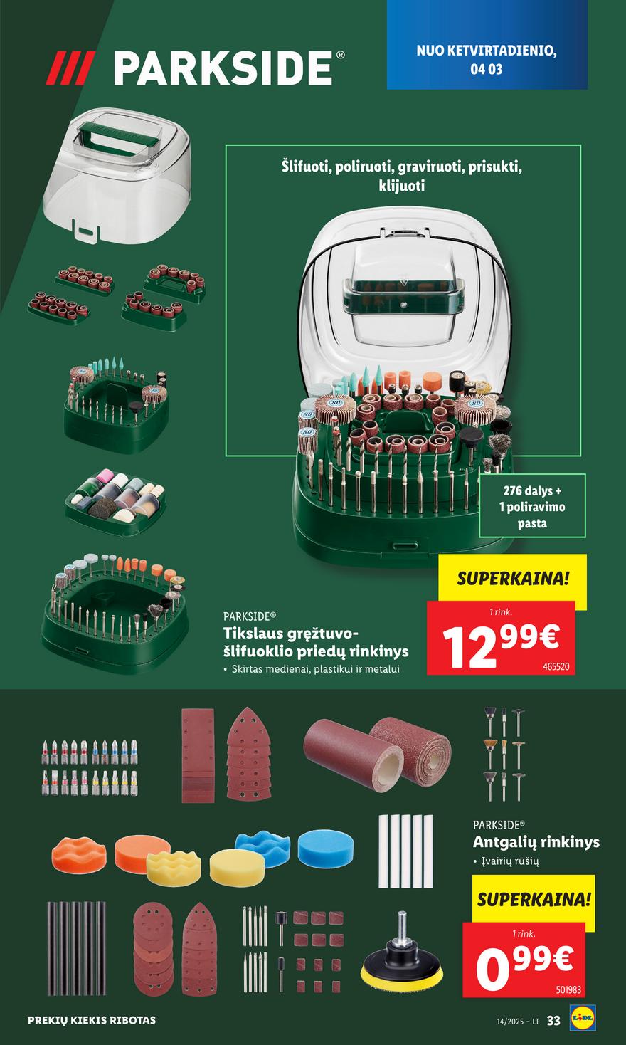 Lidl ne maisto leidinys akcijos nuo 
  2025-03-31 iki 
  2025-04-06 | Leidinukas.lt puslapis 33