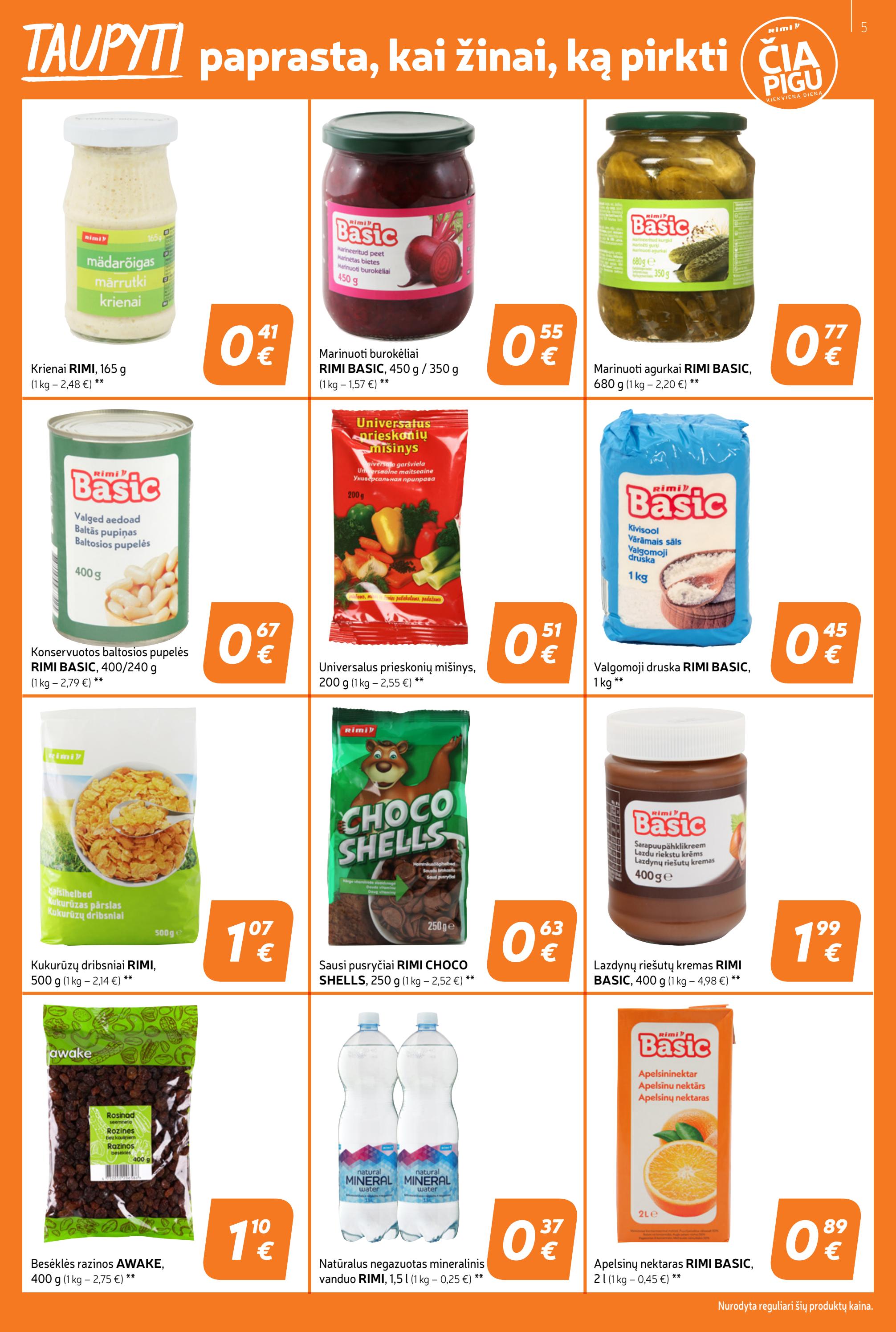 Rimi savaitinis leidinys akcijos nuo 
  2022-08-30 iki 
  2022-09-05 | Leidinukas.lt puslapis 5