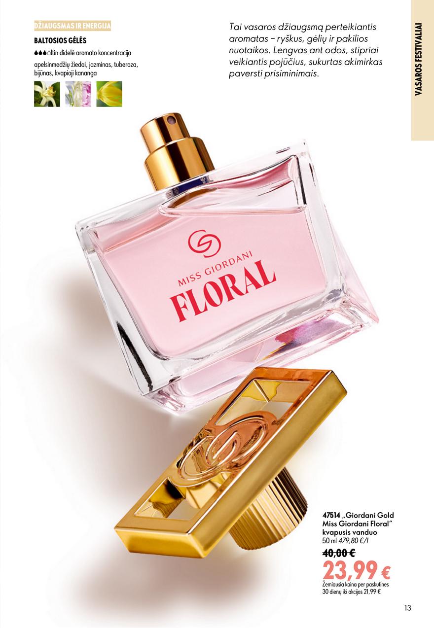 Oriflame katalogas akcijos nuo 
  2026-07-15 iki 
  2026-08-04 | Leidinukas.lt puslapis 13
