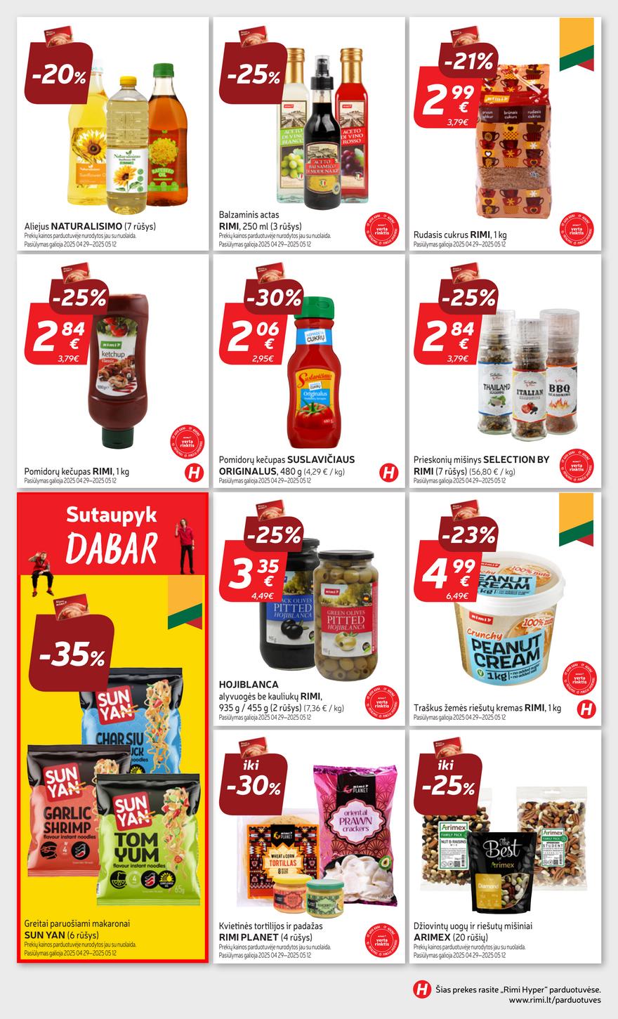 Rimi savaitinis leidinys 12 akcijos nuo 
  2025-04-29 iki 
  2025-05-05 | Leidinukas.lt puslapis 23