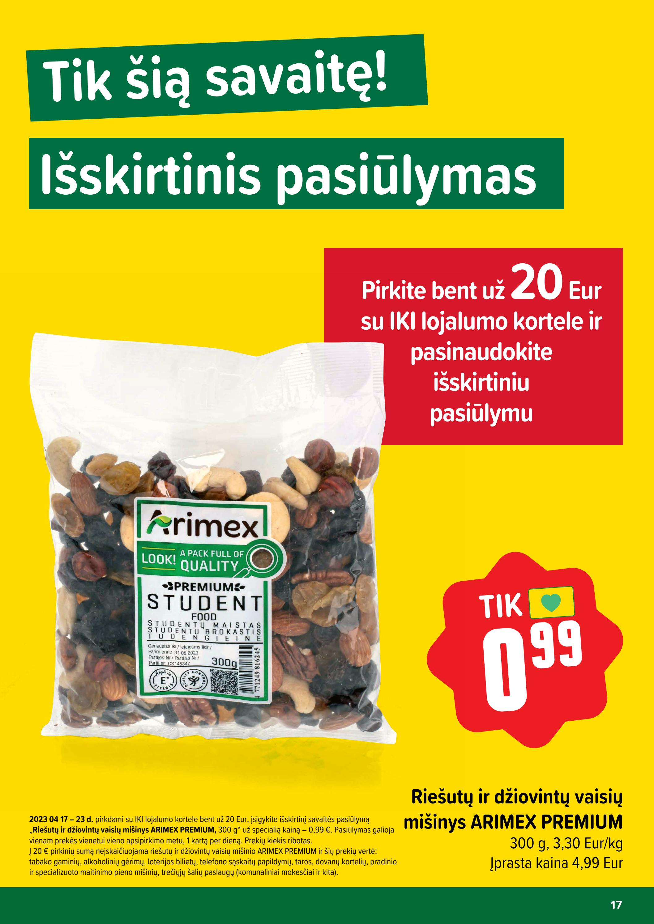 Iki savaitės leidinys akcijos nuo 
  2023-04-17 iki 
  2023-04-23 | Leidinukas.lt puslapis 17