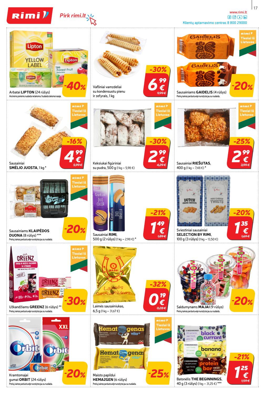 Rimi savaitinis leidinys akcijos nuo 
  2021-06-15 iki 
  2021-06-21 | Leidinukas.lt puslapis 17