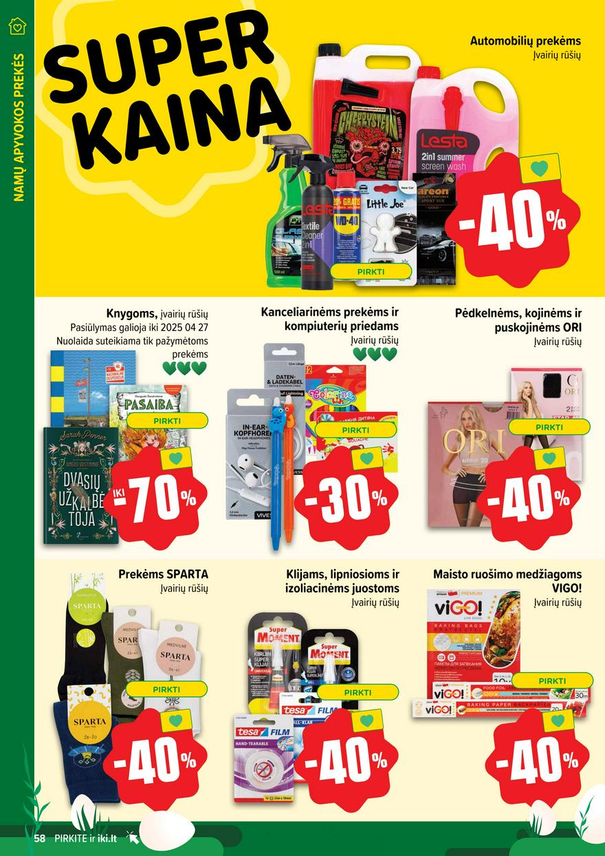 Iki leidinys 14 akcijos nuo 
  2025-03-31 iki 
  2025-04-06 | Leidinukas.lt puslapis 58