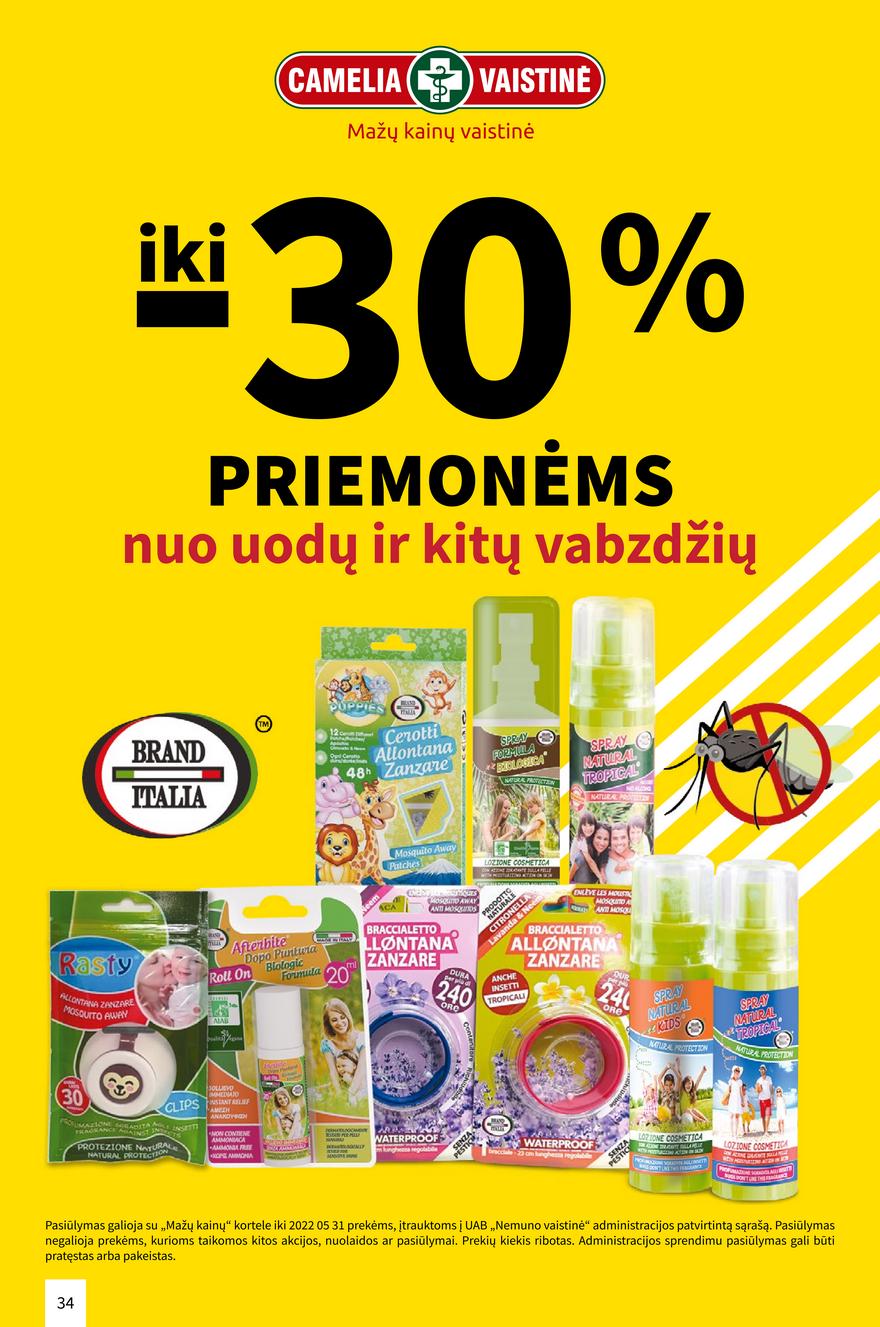 Camelia gegužės leidinys akcijos nuo 
  2022-05-01 iki 
  2022-05-31 | Leidinukas.lt puslapis 34