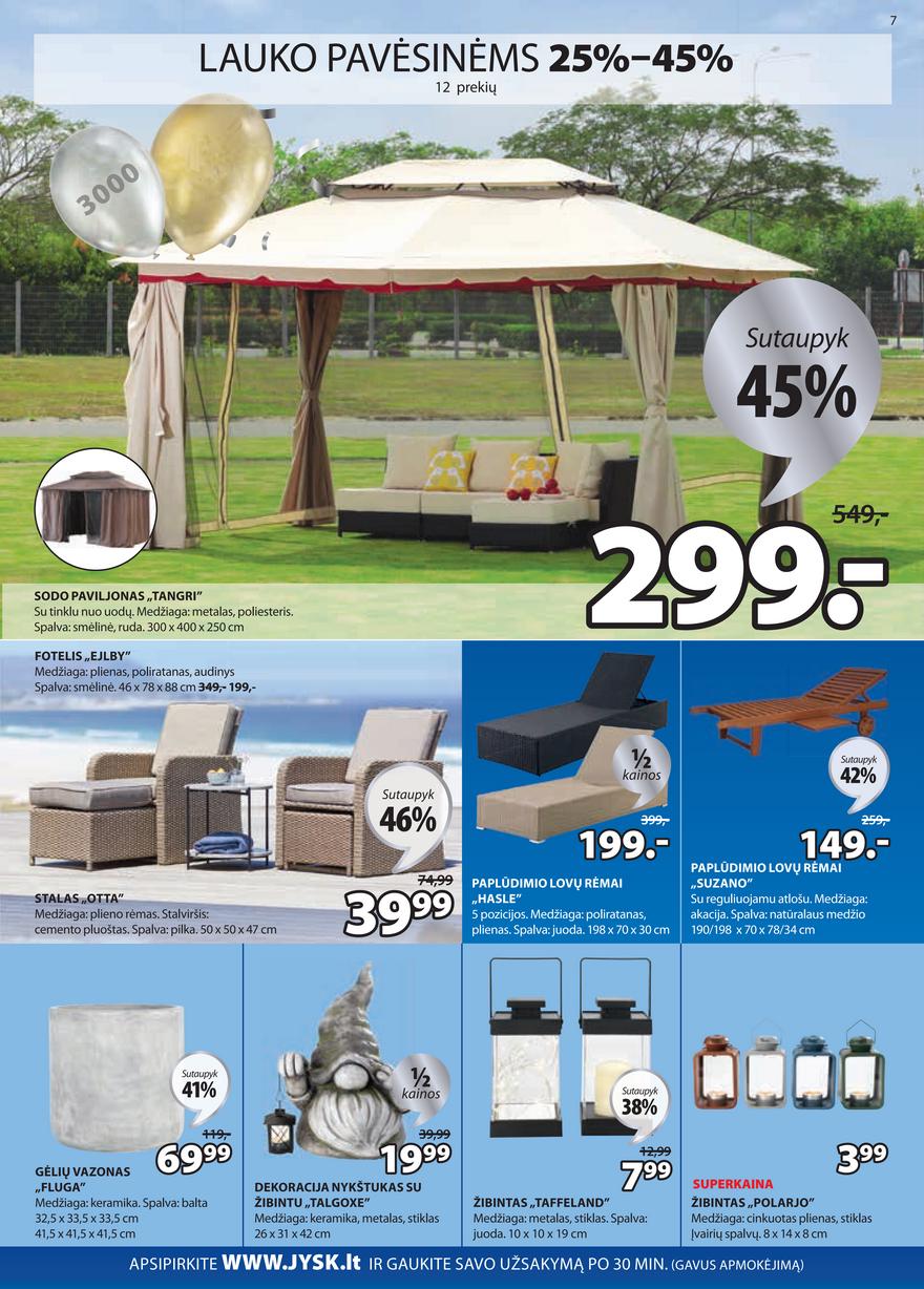 Jysk leidinys akcijos nuo 
  2021-06-08 iki 
  2021-06-21 | Leidinukas.lt puslapis 7