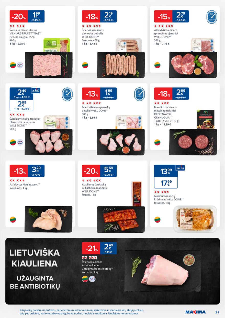 Maxima leidinukas akcijos nuo 
  2025-10-14 iki 
  2025-10-20 | Leidinukas.lt puslapis 21