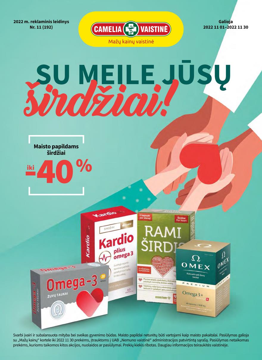Camelia leidinys akcijos nuo 
  2022-11-01 iki 
  2022-11-30 | Leidinukas.lt puslapis 1