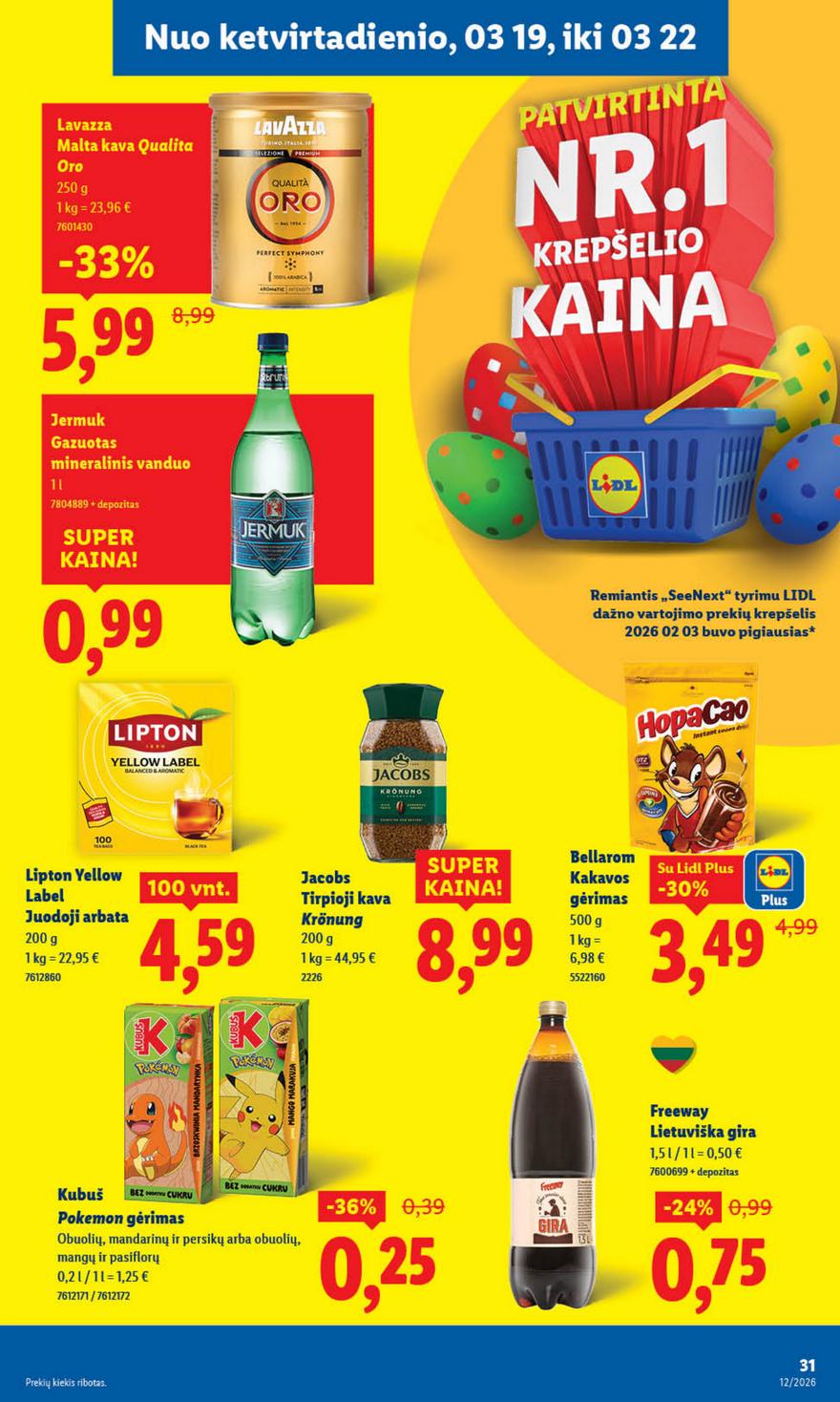 Lidl leidinys akcijos nuo 
  2026-03-16 iki 
  2026-03-22 | Leidinukas.lt puslapis 38