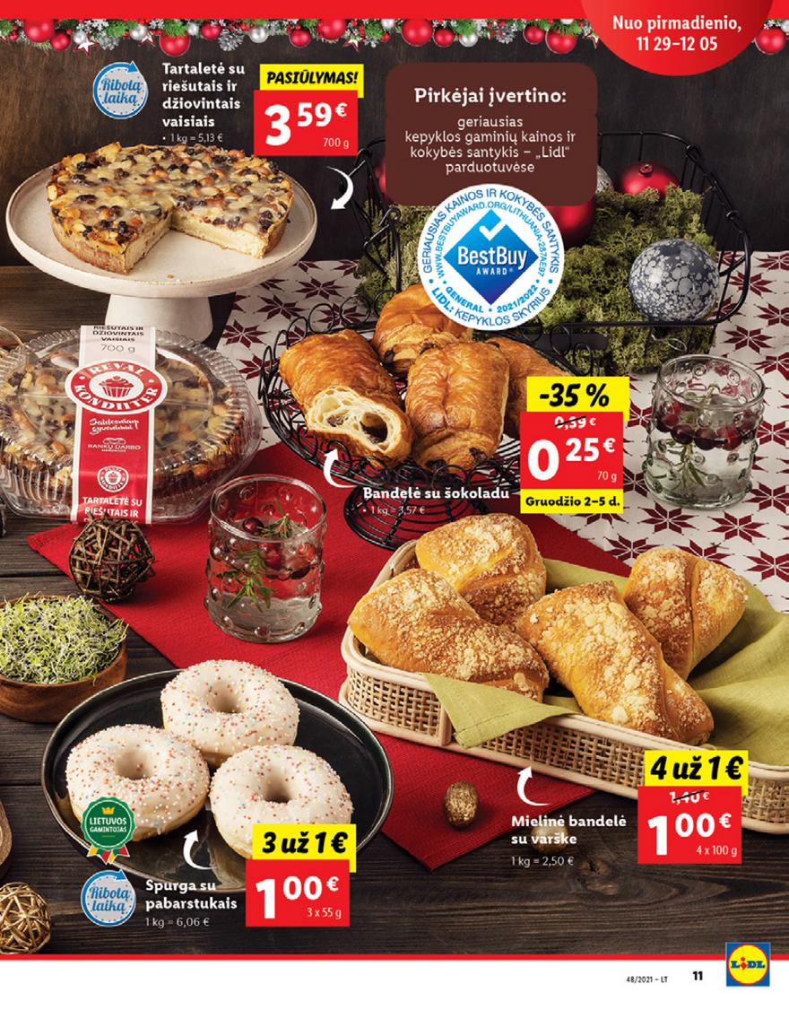 Ldil maisto leidinys akcijos nuo 
  2021-11-29 iki 
  2021-12-05 | Leidinukas.lt puslapis 11