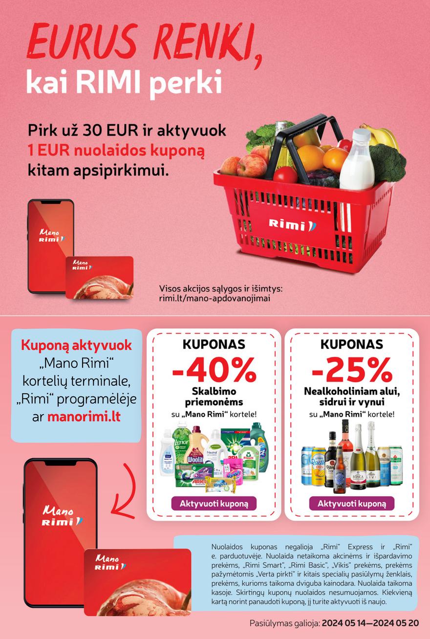 Rimi savaitinis leidinys akcijos nuo 
  2024-05-14 iki 
  2024-05-20 | Leidinukas.lt puslapis 28