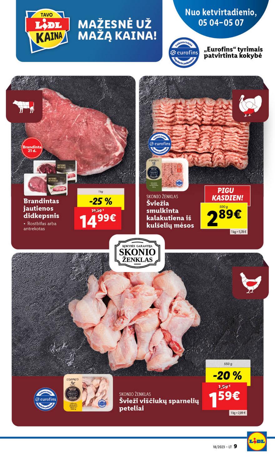 Lidl pasiūlymai akcijos nuo 
  2023-05-01 iki 
  2023-05-07 | Leidinukas.lt puslapis 9