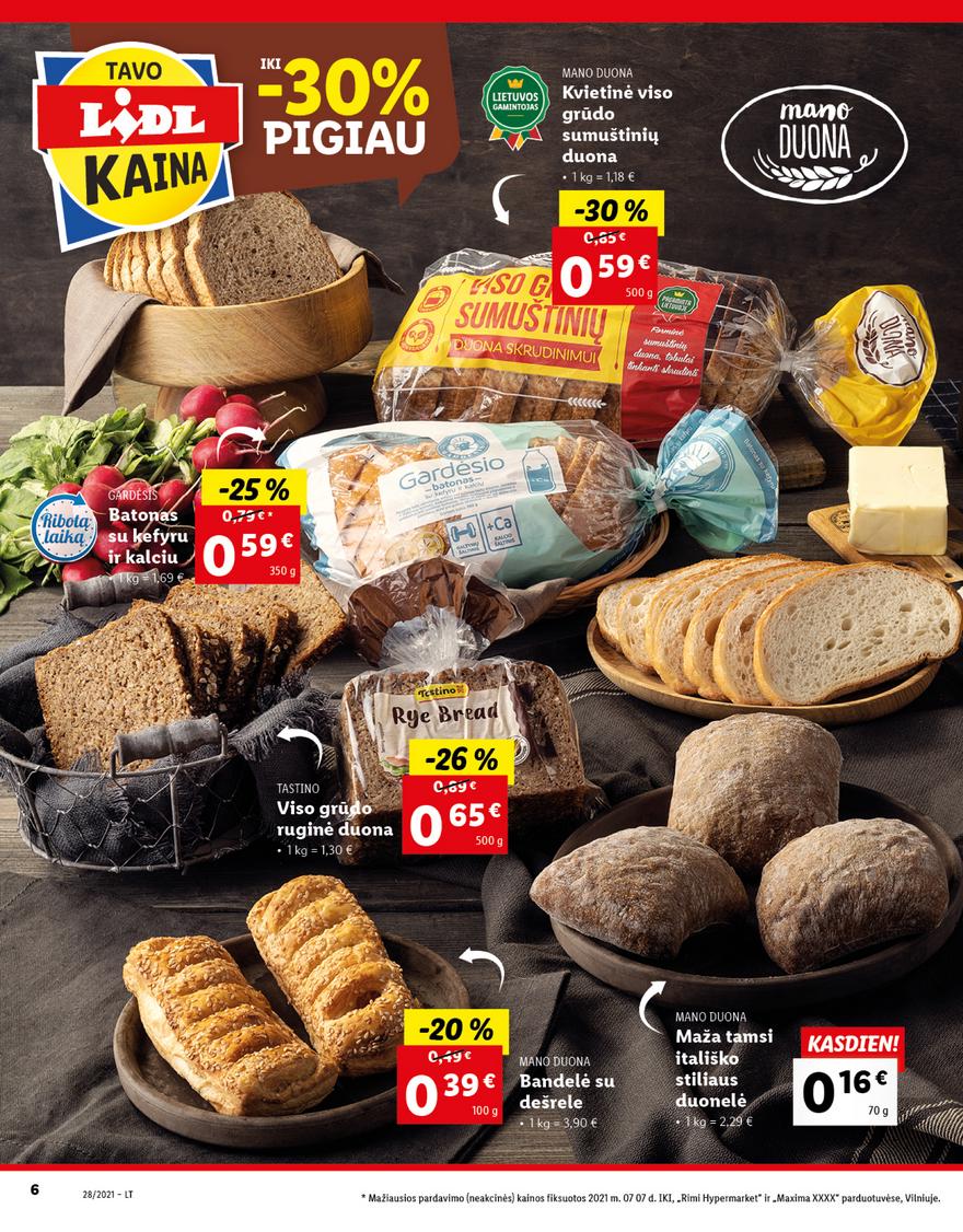 Lidl maisto prekių pasiūlymai akcijos nuo 
  2021-07-12 iki 
  2021-07-18 | Leidinukas.lt puslapis 6