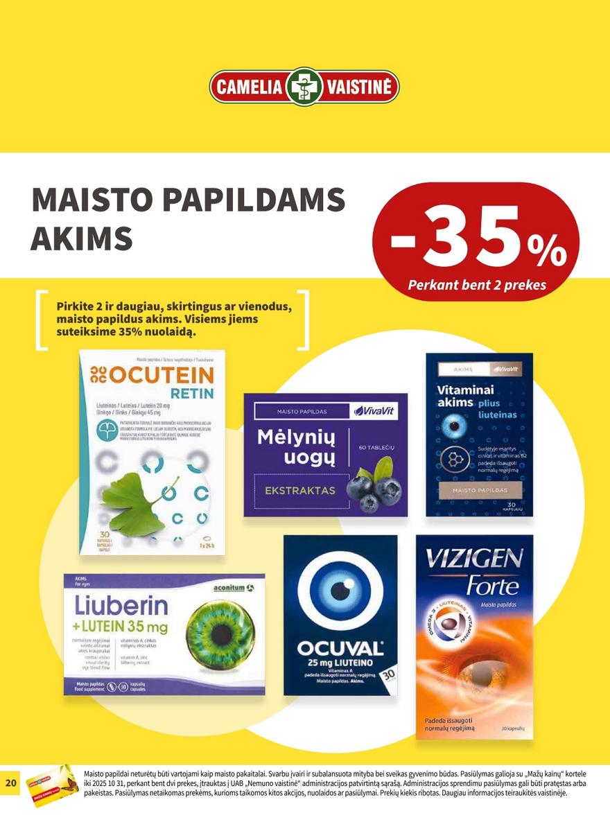 Camelia leidinys akcijos nuo 
  2025-10-01 iki 
  2025-10-31 | Leidinukas.lt puslapis 20