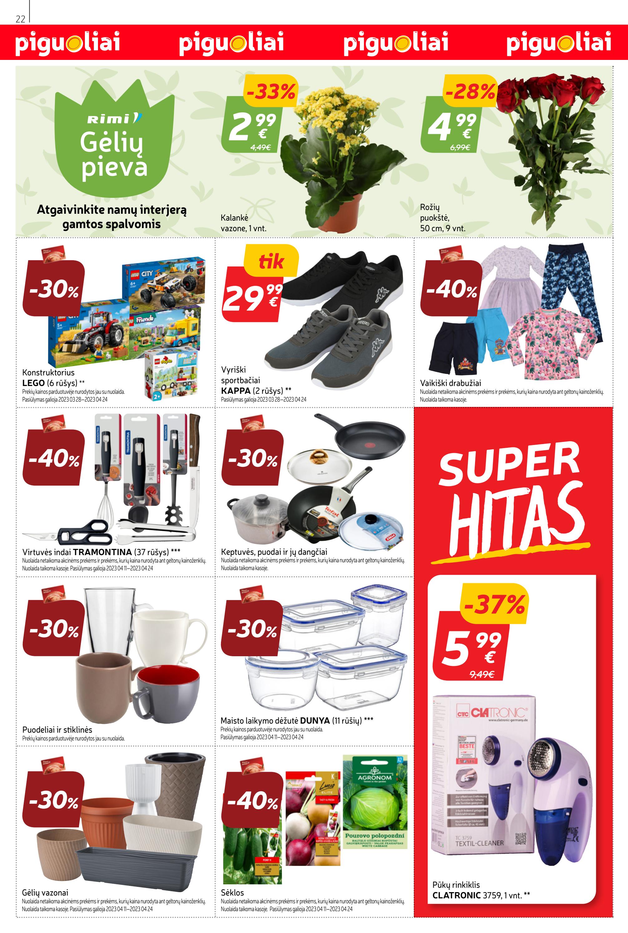 Rimi savaitinis leidinys akcijos nuo 
  2023-04-11 iki 
  2023-04-17 | Leidinukas.lt puslapis 22