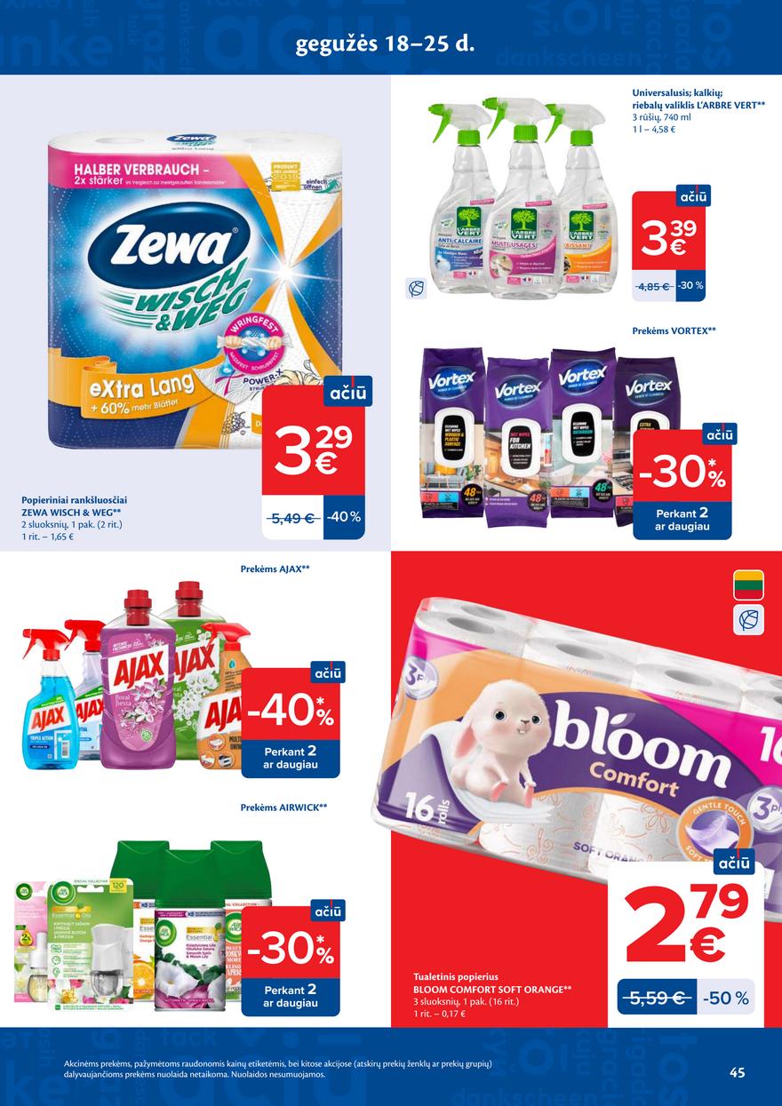 Maxima leidinys akcijos nuo 
  2026-05-19 iki 
  2026-05-25 | Leidinukas.lt puslapis 45