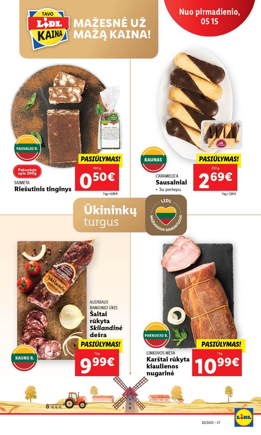 Lidl maisto prekių pasiūlymai akcijos nuo 
  2023-05-15 iki 
  2023-05-21 | Leidinukas.lt puslapis 11