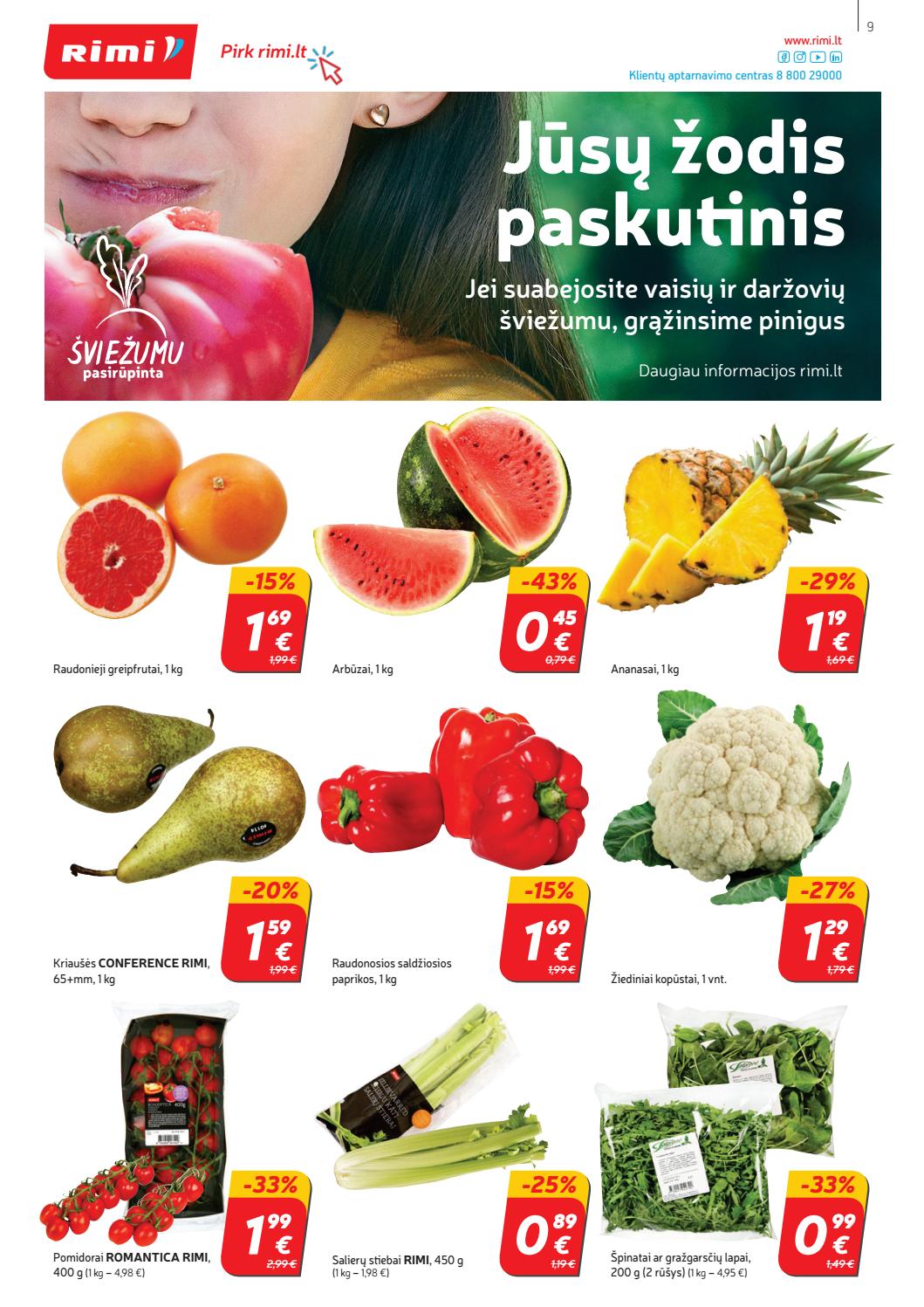 Rimi savaitinis leidinys akcijos nuo 
  2020-09-01 iki 
  2020-09-07 | Leidinukas.lt puslapis 9