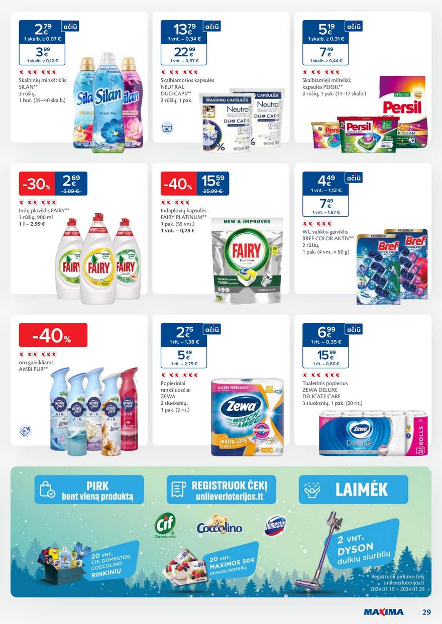 Maxima leidinys akcijos nuo 
  2024-01-23 iki 
  2024-01-29 | Leidinukas.lt puslapis 29