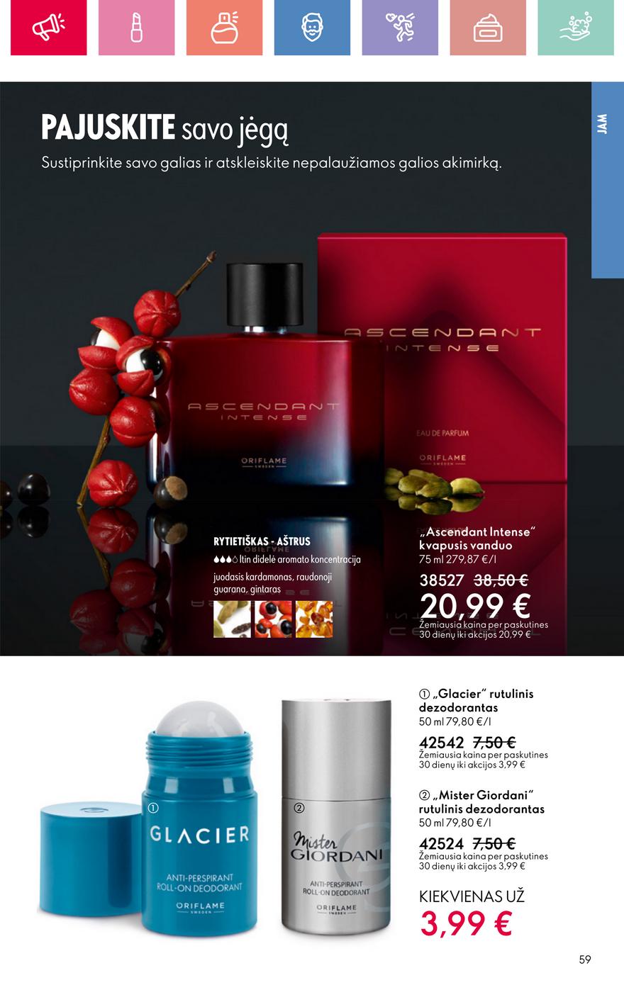 Oriflame katalogas akcijos nuo 
  2025-06-22 iki 
  2025-07-12 | Leidinukas.lt puslapis 59
