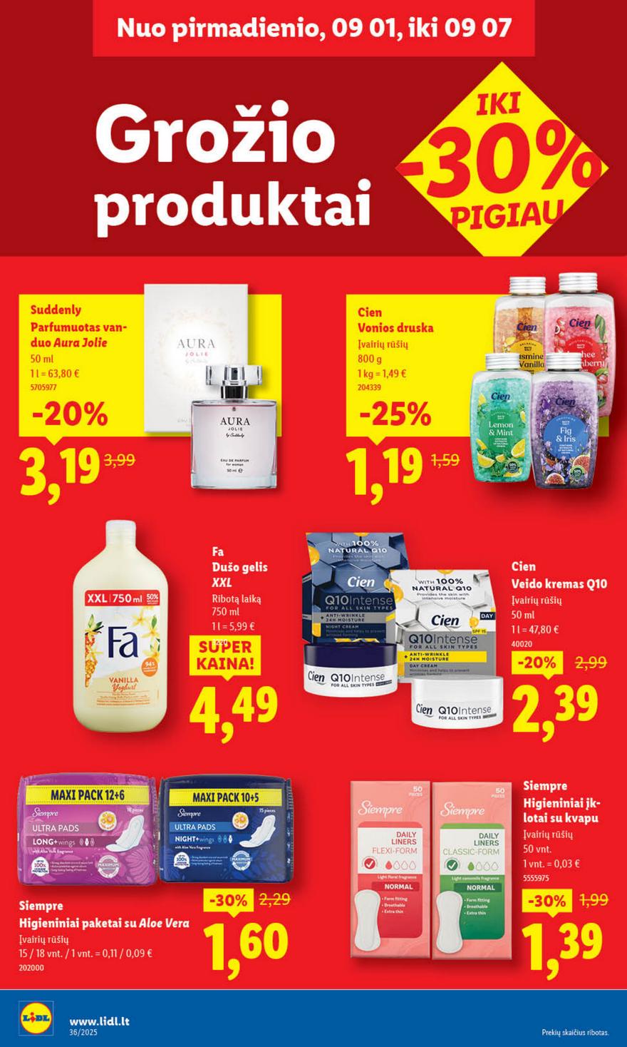 Lidl leidinys akcijos nuo 
  2025-09-01 iki 
  2025-09-07 | Leidinukas.lt puslapis 40