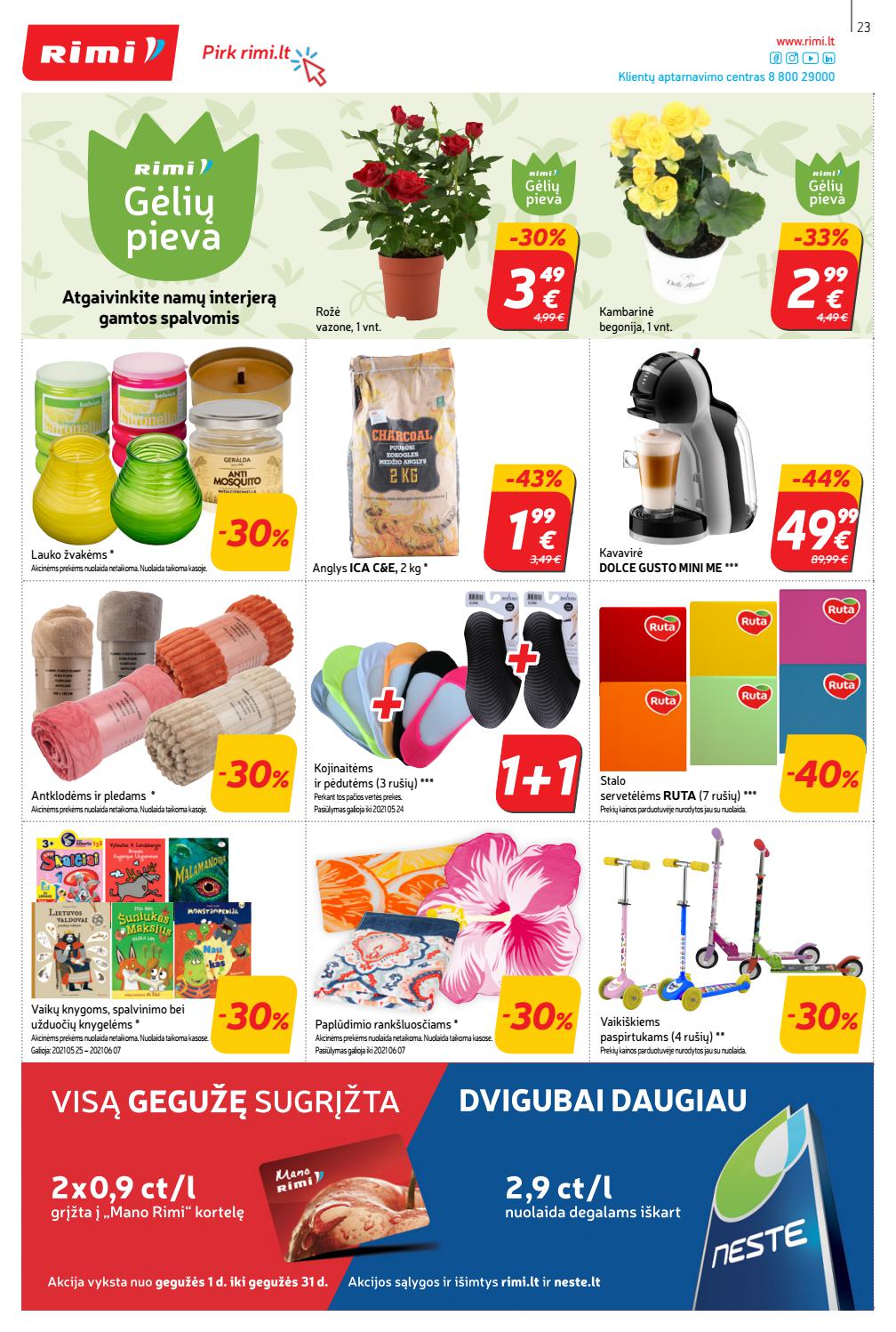 Rimi savaitinis leidinys akcijos nuo 
  2021-05-25 iki 
  2021-05-31 | Leidinukas.lt puslapis 23