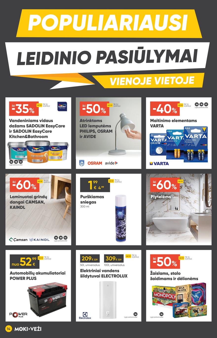Moki veži leidinys akcijos nuo 
  2025-12-11 iki 
  2026-01-06 | Leidinukas.lt puslapis 14