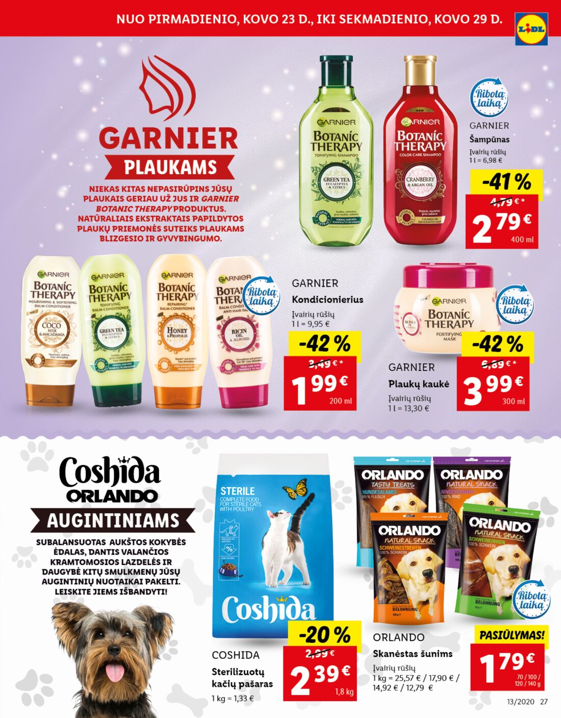 Lidl savaitinis leidinys akcijos nuo 
  2020-03-23 iki 
  2020-03-29 | Leidinukas.lt puslapis 27