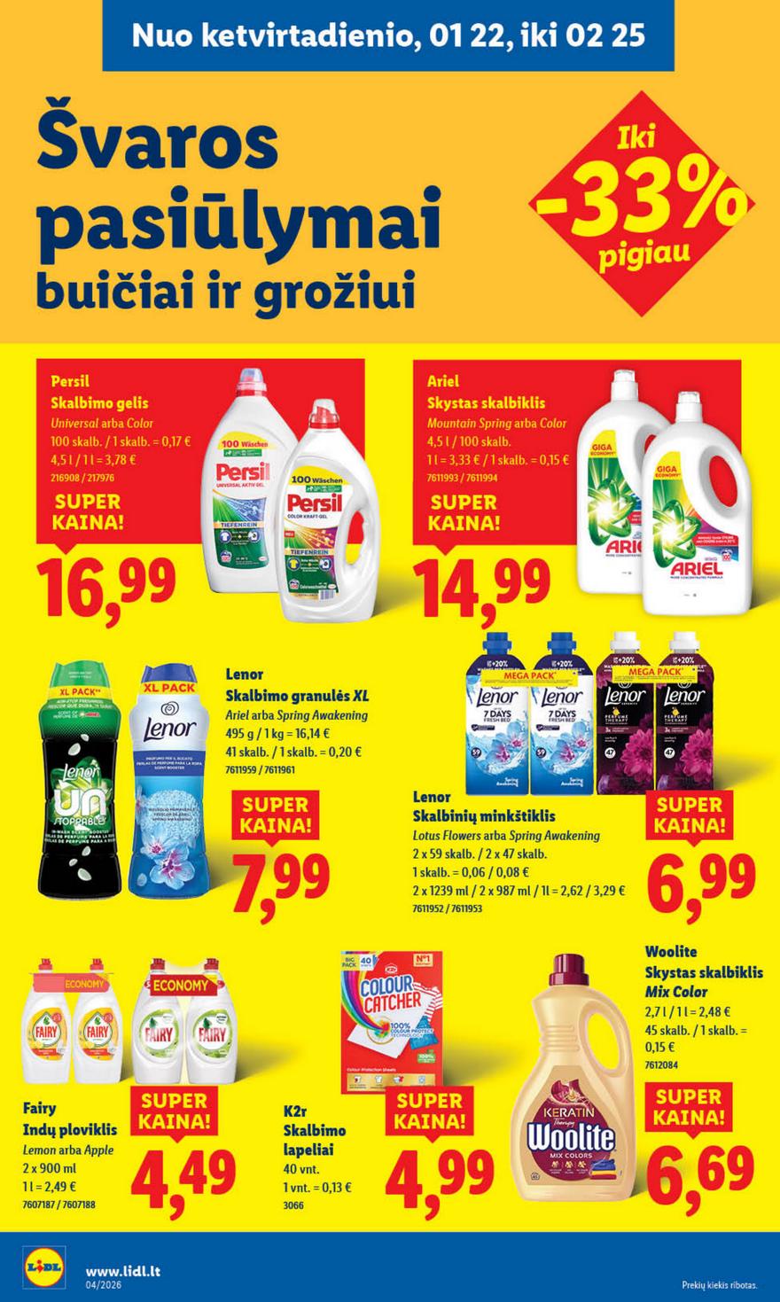 Lidl naujas leidinys akcijos nuo 
  2026-01-19 iki 
  2026-01-25 | Leidinukas.lt puslapis 30
