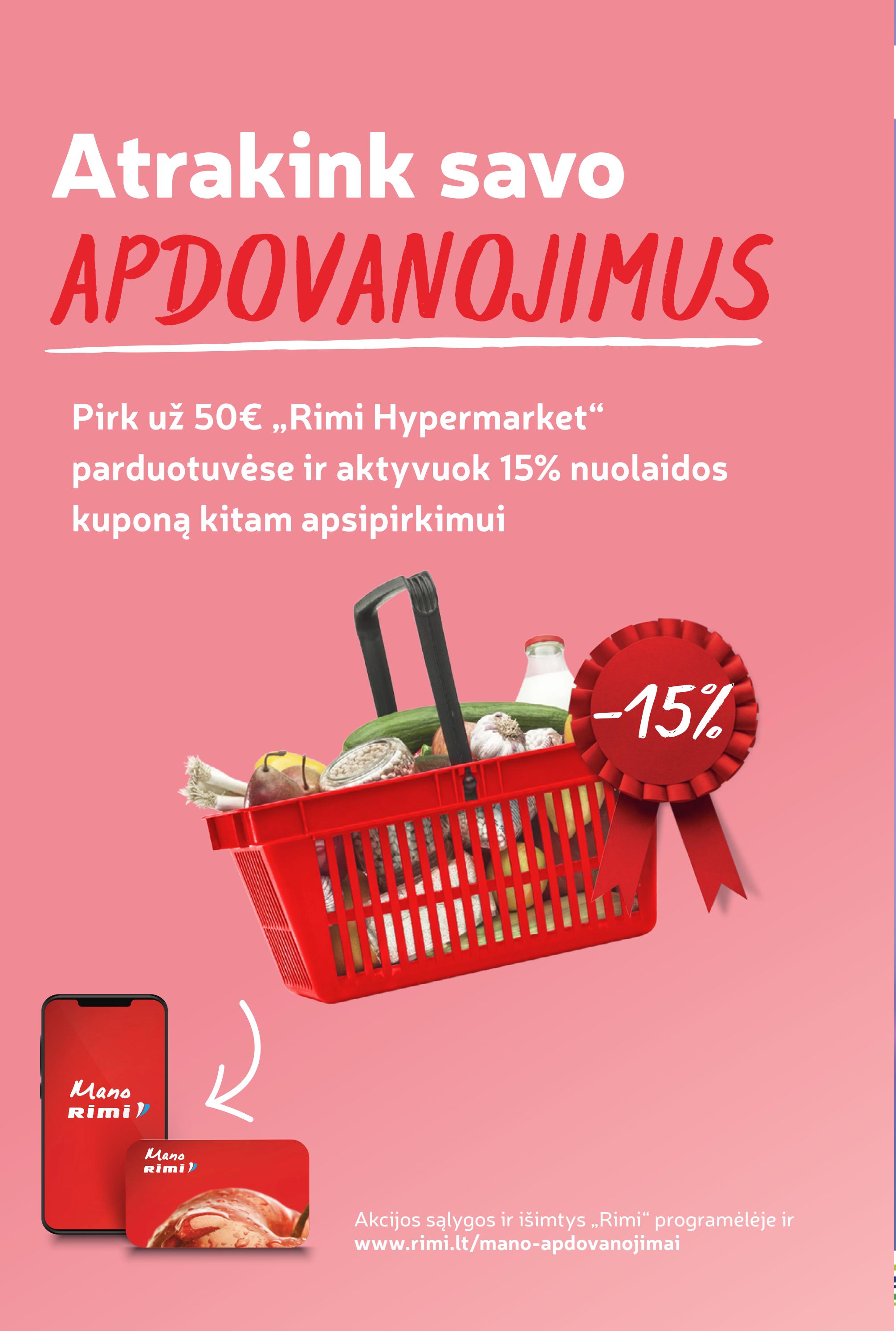 Rimi savaitinis leidinys akcijos nuo 
  2023-07-11 iki 
  2023-07-17 | Leidinukas.lt puslapis 27