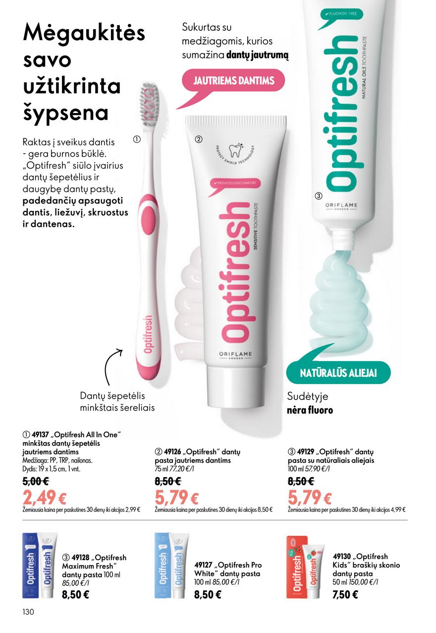 Oriflame katalogas akcijos nuo 
  2026-07-15 iki 
  2026-08-04 | Leidinukas.lt puslapis 130