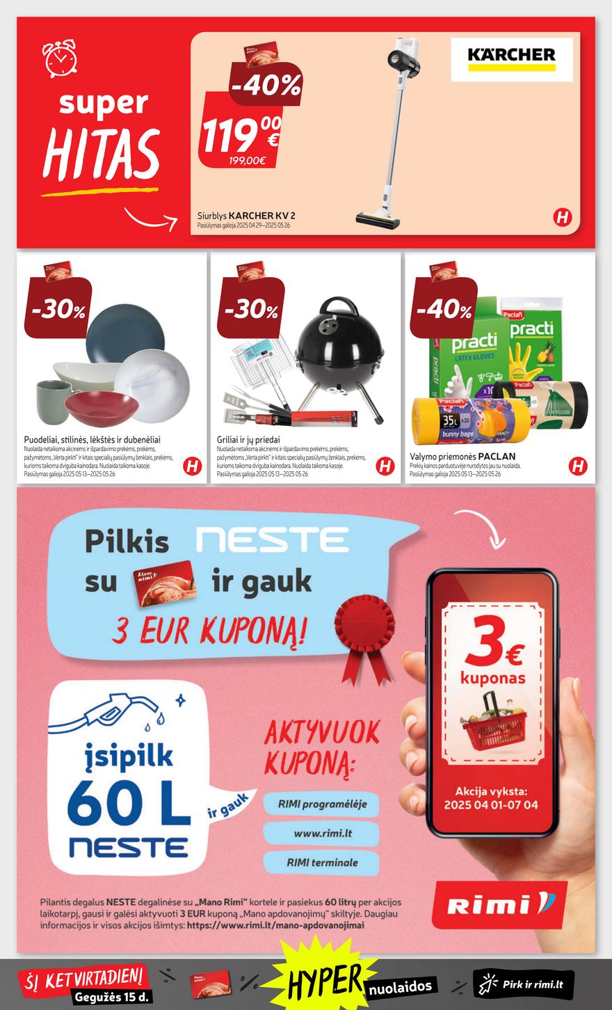 Rimi savaitinis leidinys 20 akcijos nuo 
  2025-05-13 iki 
  2025-05-19 | Leidinukas.lt puslapis 36