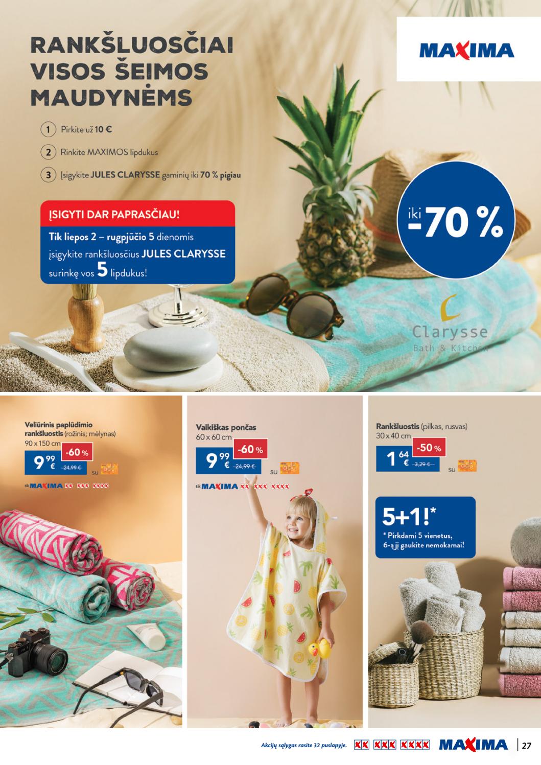 Maxima kaininis leidinys akcijos nuo 
  2019-07-19 iki 
  2019-07-31 | Leidinukas.lt puslapis 27
