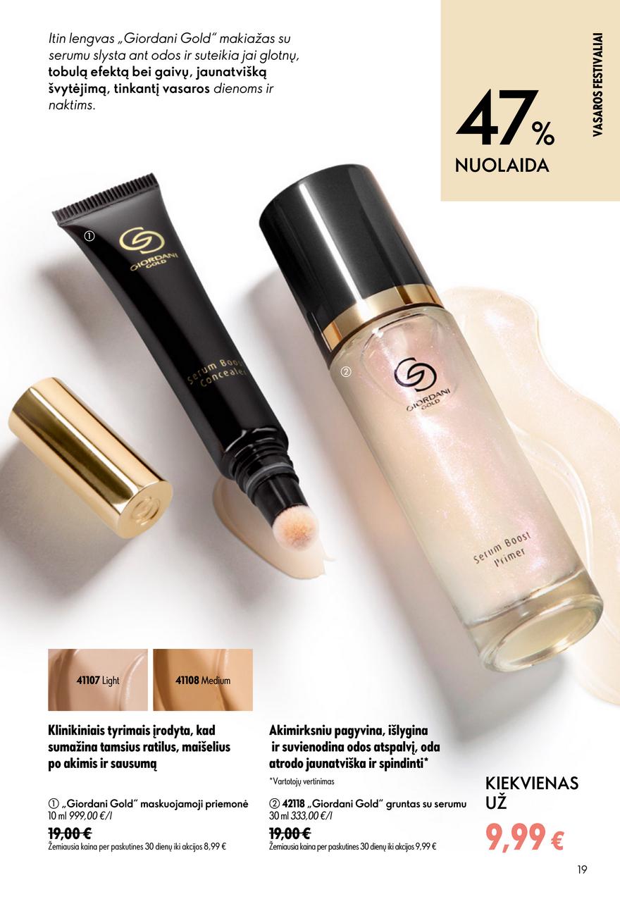 Oriflame katalogas akcijos nuo 
  2026-07-15 iki 
  2026-08-04 | Leidinukas.lt puslapis 19